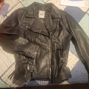 Harley Davidson women's leather riding jacket